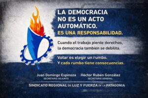La democracia no es un acto automático. Es una responsabilidad.