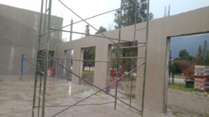 Avanza la construcción de la nueva Seccional de Lago Puelo